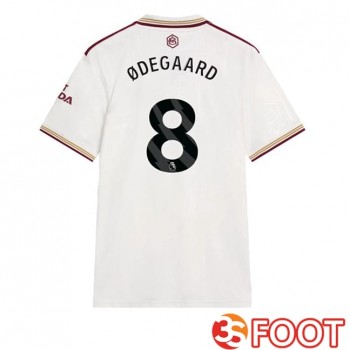 Maillot De Foot Arsenal (ØDEGAARD 8) Third Blanc 2025/2026