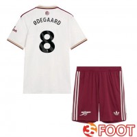 Maillot De Foot Arsenal (ØDEGAARD 8) Enfant Third Blanc 2025/2026
