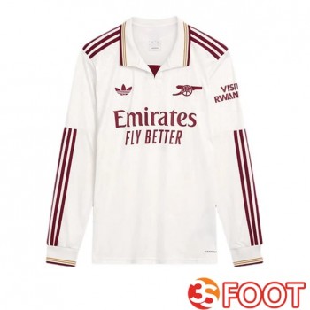Maillot De Foot Arsenal Third Manche longue Blanc 2025/2026