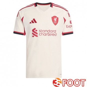 Maillot De Foot FC Liverpool Exterieur Jaune 2025/2026