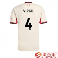 Maillot De Foot FC Liverpool (VIRGIL 4) Exterieur Jaune 2025/2026