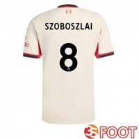 Maillot De Foot FC Liverpool (SZOBOSZLAI 8) Exterieur Jaune 2025/2026
