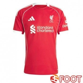 Maillot De Foot FC Liverpool Domicile Rouge 2025/2026
