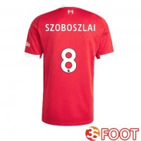Maillot De Foot FC Liverpool (SZOBOSZLAI 8) Domicile Rouge 2025/2026