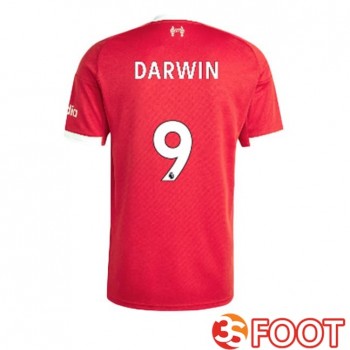 Maillot De Foot FC Liverpool (DARWIN 9) Domicile Rouge 2025/2026