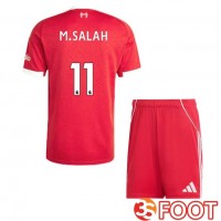 Maillot De Foot FC Liverpool (M.SALAH 11) Enfant Domicile Rouge 2025/2026