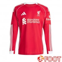 Maillot De Foot FC Liverpool Domicile Manche longue Rouge 2025/2026