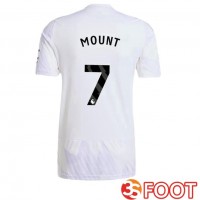 Maillot De Foot Manchester United (MOUNT 7) Exterieur Blanc 2025/2026