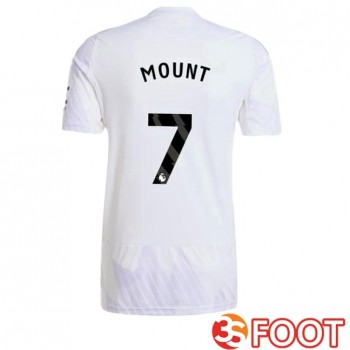 Maillot De Foot Manchester United (MOUNT 7) Exterieur Blanc 2025/2026