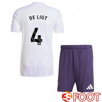 Maillot De Foot Manchester United (DE LIGT 4) Enfant Exterieur Blanc 2025/2026