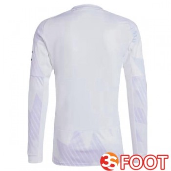 Maillot De Foot Manchester United Exterieur Manche longue Blanc 2025/2026