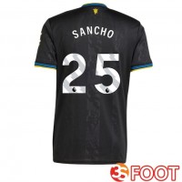 Maillot De Foot Manchester United (SANCHO 25) Third Noir 2025/2026