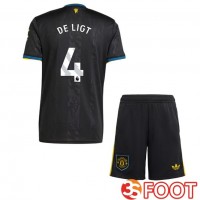 Maillot De Foot Manchester United (DE LIGT 4) Enfant Third Noir 2025/2026