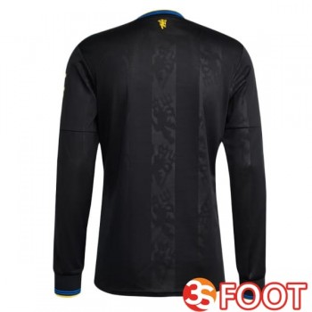 Maillot De Foot Manchester United Third Manche longue Noir 2025/2026