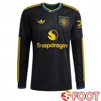 Maillot De Foot Manchester United Third Manche longue Noir 2025/2026