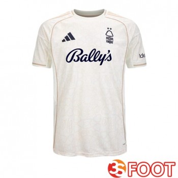Maillot De Foot Nottingham Forest Exterieur Blanc 2025/2026