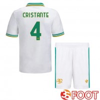 Maillot De Foot AS Roma (CRISTANTE 4) Enfant Third Blanc 2025/2026