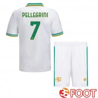 Maillot De Foot AS Roma (PELLEGRINI 7) Enfant Third Blanc 2025/2026