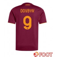 Maillot De Foot AS Roma (DOVBYK 9) Domicile Rouge 2025/2026