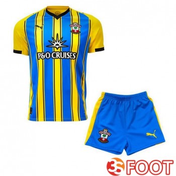 Maillot De Foot Southampton FC Enfant Exterieur Jaune Bleu 2025/2026
