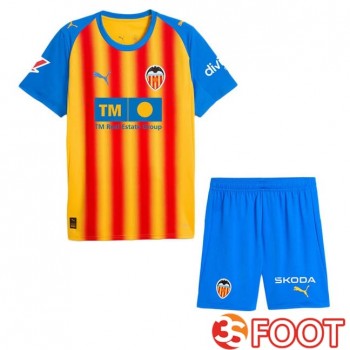 Maillot De Foot Valencia CF Enfant Third Jaune Rouge 2025/2026