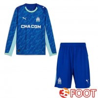 Maillot De Foot Marseille OM Enfant Third Manche longue Bleu 2025/2026