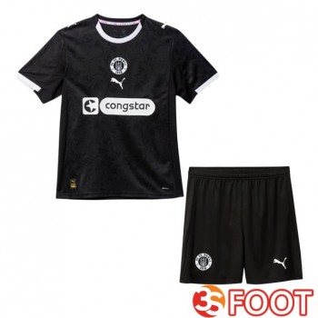 Maillot De Foot FC St. Pauli Enfant Third Gris Noir 2025/2026