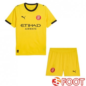 Maillot De Foot Girona Enfant Exterieur Jaune 2025/2026