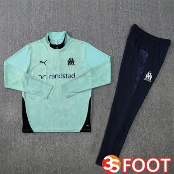 Ensemble Survetement De Foot Marseille OM Vert 2025/2026