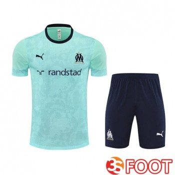 Ensemble Training T-Shirts Marseille OM + Shorts Vert 2025/2026