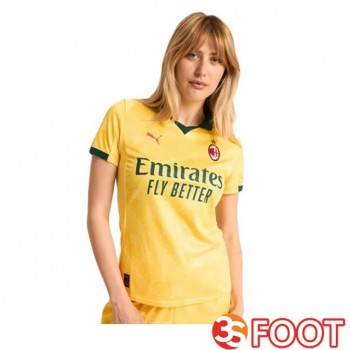 Maillot De Foot AC Milan Femme Third Jaune 2025/2026