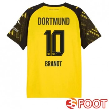 Maillot De Foot Dortmund BVB (Brandt 10) Domicile Jaune 2025/2026