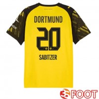 Maillot De Foot Dortmund BVB (Sabitzer 20) Domicile Jaune 2025/2026