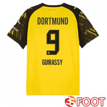 Maillot De Foot Dortmund BVB (Guirassy 9) Domicile Jaune 2025/2026