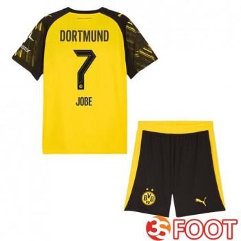 Maillot De Foot Dortmund BVB (Jobe 7) Enfant Domicile Jaune 2025/2026