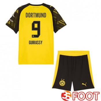 Maillot De Foot Dortmund BVB (Guirassy 9) Enfant Domicile Jaune 2025/2026