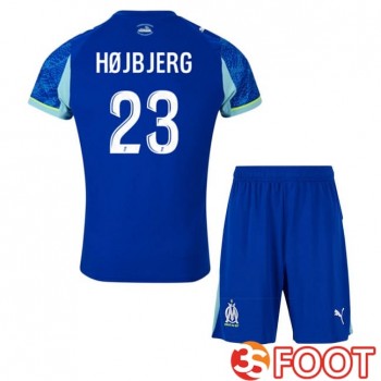 Maillot De Foot Marseille OM (HØJBJERG 23) Enfant Third Bleu 2025/2026
