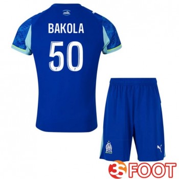 Maillot De Foot Marseille OM (BAKOLA 50) Enfant Third Bleu 2025/2026