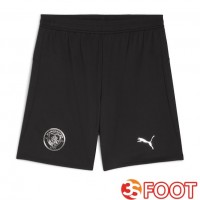 Short De Foot Manchester City Exterieur Noir 2025/2026