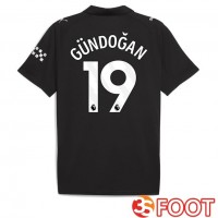 Maillot De Foot Manchester City (Ilkay Gündoğan 19) Exterieur Noir 2025/2026