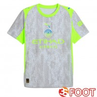 Maillot De Foot Manchester City Third Gris Vert 2025/2026