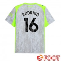 Maillot De Foot Manchester City (Rodrigo 16) Third Gris Vert 2025/2026