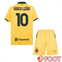 Maillot De Foot AC Milan (Rafa Leão 10) Enfant Third Jaune 2025/2026 Maillot De Foot AC Milan (Rafa Leão 10) Enfant Third Jaune 2025/2026