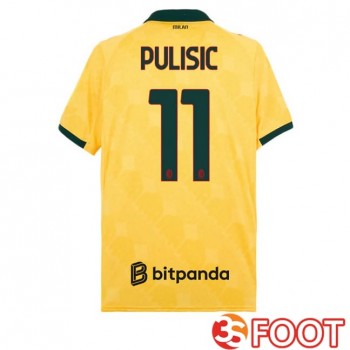 Maillot De Foot AC Milan (Pulisic 11) Third Jaune 2025/2026