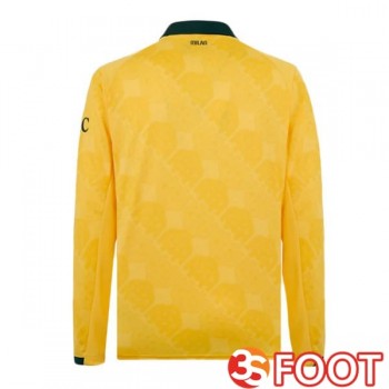 Maillot De Foot AC Milan Third Manche longue Jaune 2025/2026