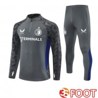 Ensemble Survetement De Foot Feyenoord Gris 2025/2026