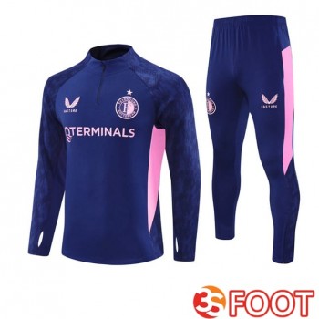 Ensemble Survetement De Foot Feyenoord Bleu Royal 2025/2026