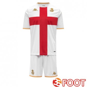 Maillot De Foot Genoa CFC Enfant Exterieur Blanc 2025/2026
