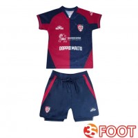 Maillot De Foot Cagliari Calcio Enfant Domicile Bleu Rouge 2025/2026