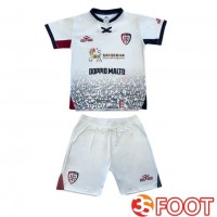 Maillot De Foot Cagliari Calcio Enfant Exterieur Blanc 2025/2026